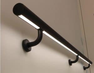 Phobia kryds Tidsplan Handrail lighting profile for step railing and LED stair lights