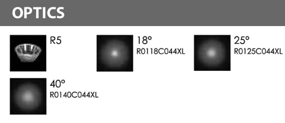 LED Landscape Focus & Spot Light - R3FUB0126 - Optics