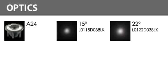 LED Wall Mounted Focus & Spot Light - B3EJM0126 - Optics
