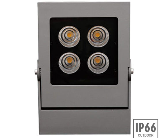 Symmetrical flood lights for hotels and resorts in Maldives. Applications include wall wash lighting and theme park illumination