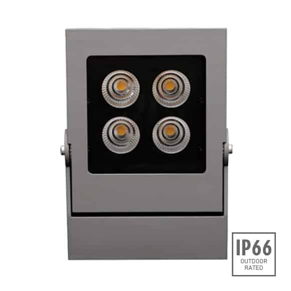 Symmetrical flood lights for hotels and resorts in Maldives. Applications include wall wash lighting and theme park illumination