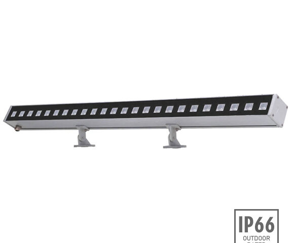 Facade wall washers for modern home design, facade architecture, house front elevation and architectural design with asymmetric beam