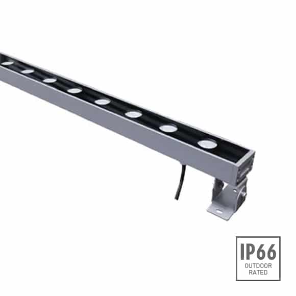 Symmetrical linear lighting fixtures for luxury holiday cottages, luxury estates, exclusive homes and hotel light fittings