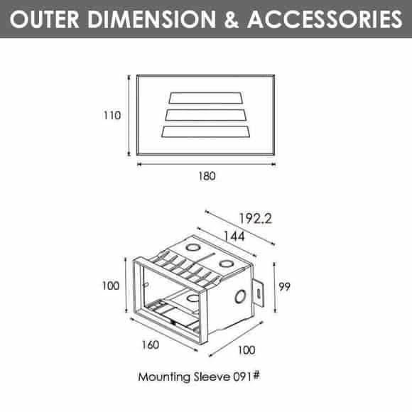 LED Wall Light - D1FB3634 - Dia