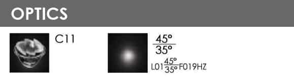 LED Wall Recessed Light - C1FL0357 - Optics