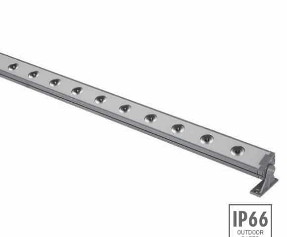 LED linear lighting fixtures for highlighting building exteriors, commercial industrial lighting, indirect lighting and LED lighting system