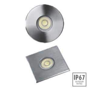 Recessed Wooden Floor Light - B2XAR0154-B2XAS0154 - Image