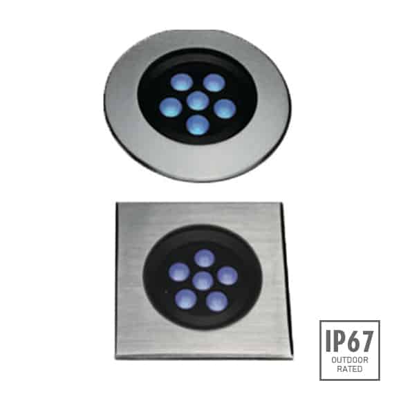 Recessed Wooden Floor Light - FB2XCR0657-FB2CS0657 - Image