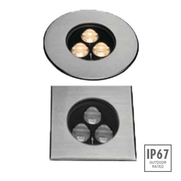 Recessed Wooden Floor Light - FC2XBR0357-FC2XBS0357 - Image