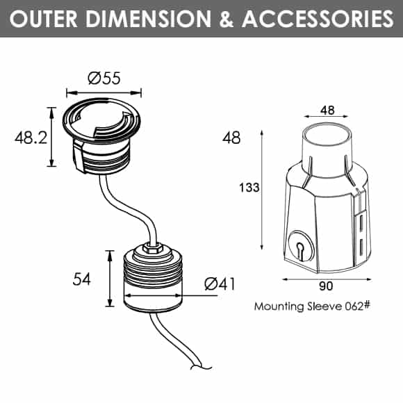 Drive Over Lights - 2E2XA0157 - Dia