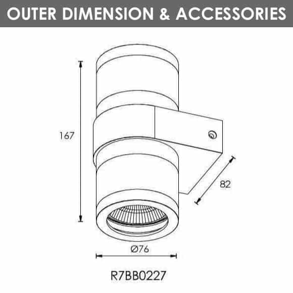 Outdoor Wall Lights - R7BB0227 - DIa