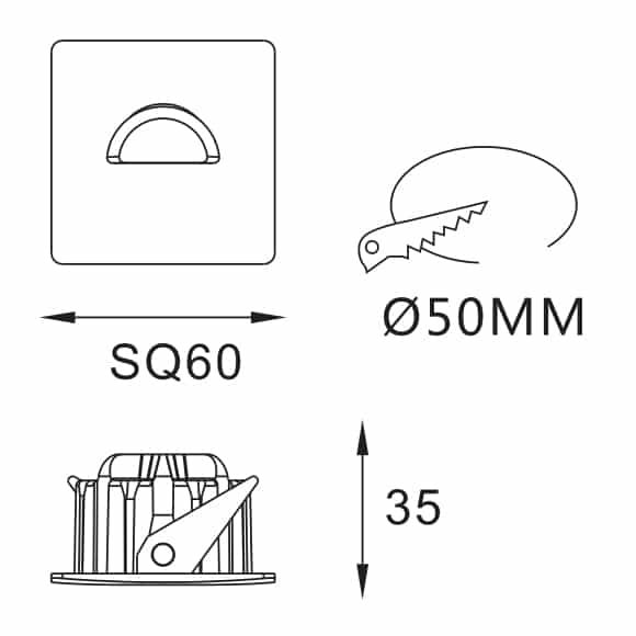 LED Corner Light - FS5091-03 - Dia