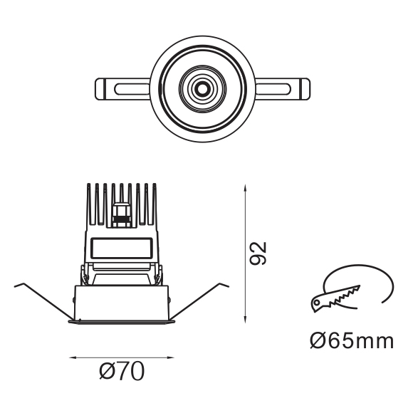 LED Down Light - FS5205-06 - Dia