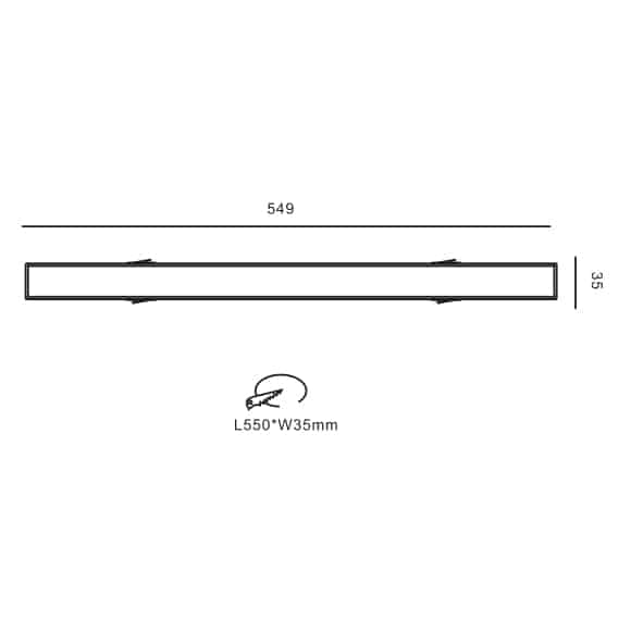 LED Linear Lights - FS8011 - Dia