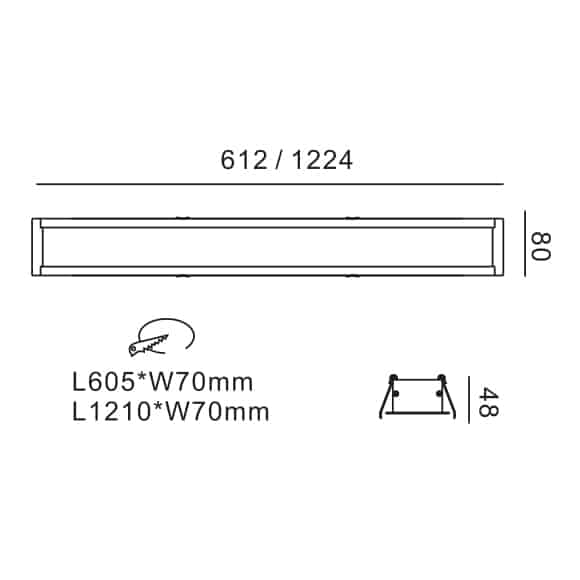 LED Linear Lights - FS8014 - Dia