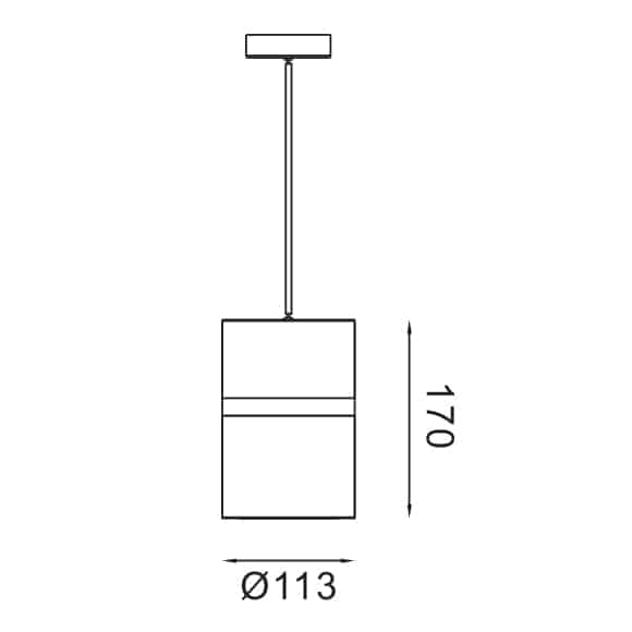 LED Pendant Lamp - FS3020-40 - Dia