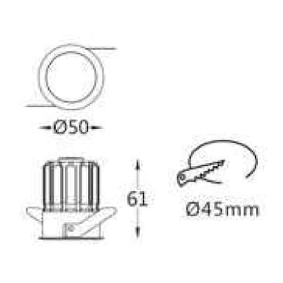 LED Spot Light - FS1012-05 - Dia