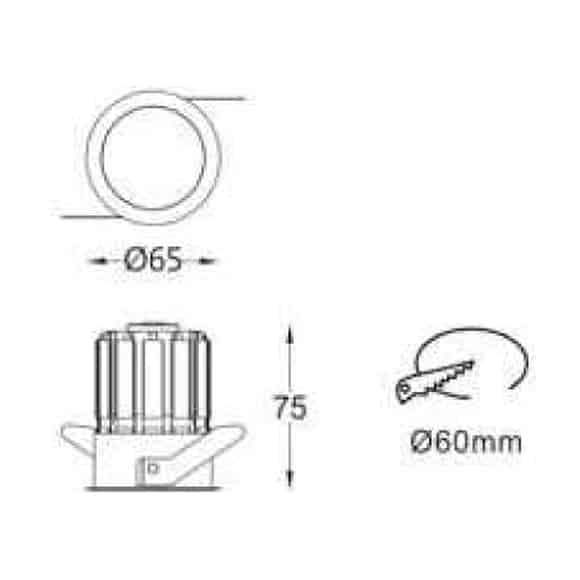 LED Spot Light - FS1013-09 - Dia