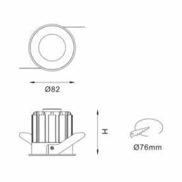 LED Spot Light - FS5045 - Dia