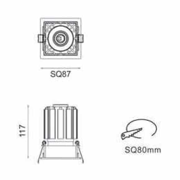 LED Spot Light - FS5086 - Dia