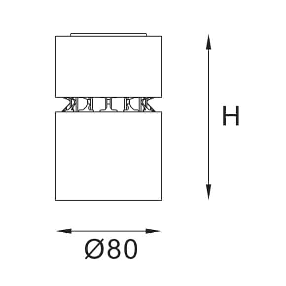 LED Surface Light - FS4010C - Dia