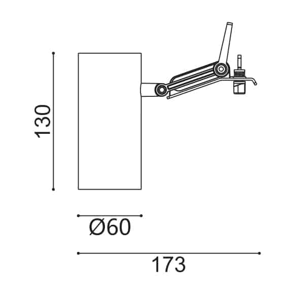 LED Track Light - FS4037-15 - Dia