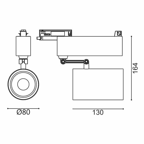 LED Track Light - FS4039-30 - Dia