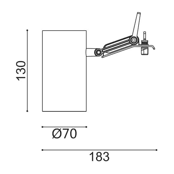 LED Track Lights - FS4037-20 - Dia