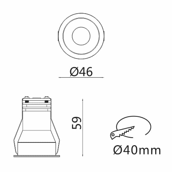 LED Ceiling Downlights - FS5201-05 - Dia