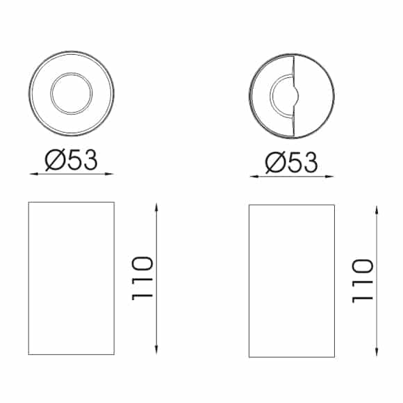 LED Surface Lights - FS3040-10 - Dia