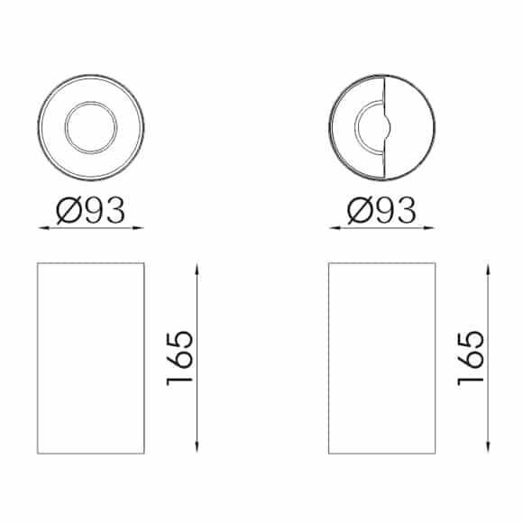 LED Surface Lights - FS3040-35 - Dia