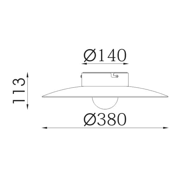 LED Surface Mounted Light - FS2001Z-12 - Dia