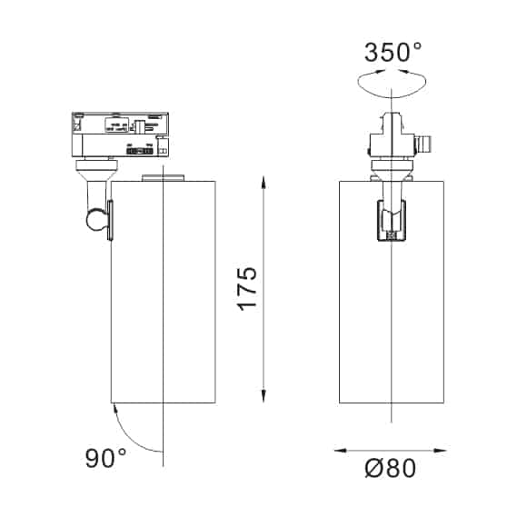 LED Track Lights - FS4019-30 - Dia