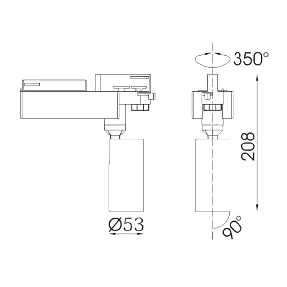 LED Track Lights - FS4045-10 - Dia