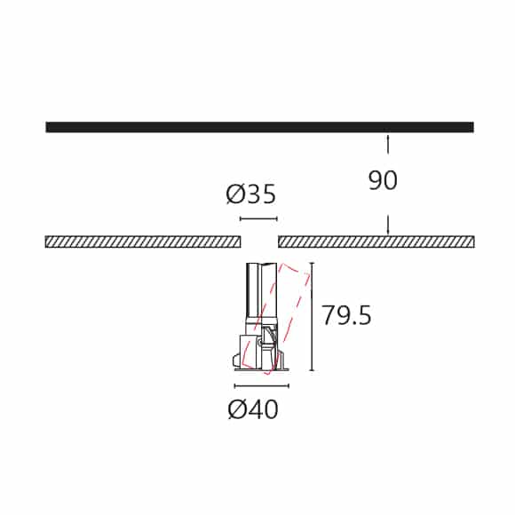 LED Ceiling Downlight - FS1090A-05 - Dia