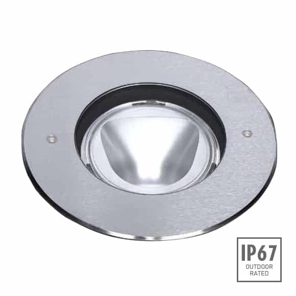 Asymmetrical garden floor lights for outdoor wall wash lighting, LED garage lights, basement parking lights and office building illumination