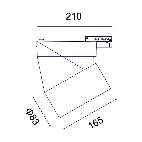 Dimension LED Track Light